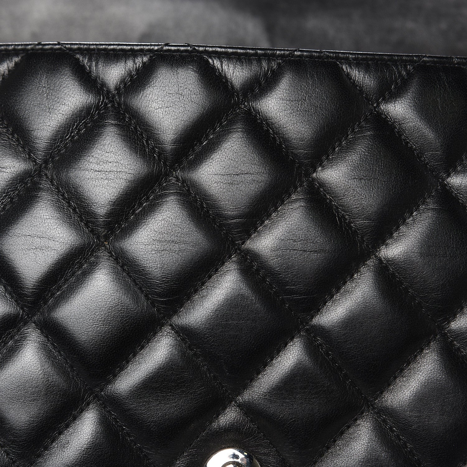 Chanel Lambskin Quilted Jumbo Single Flap Black 10 of 17