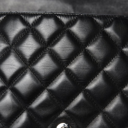 Chanel Lambskin Quilted Jumbo Single Flap Black 10 of 17