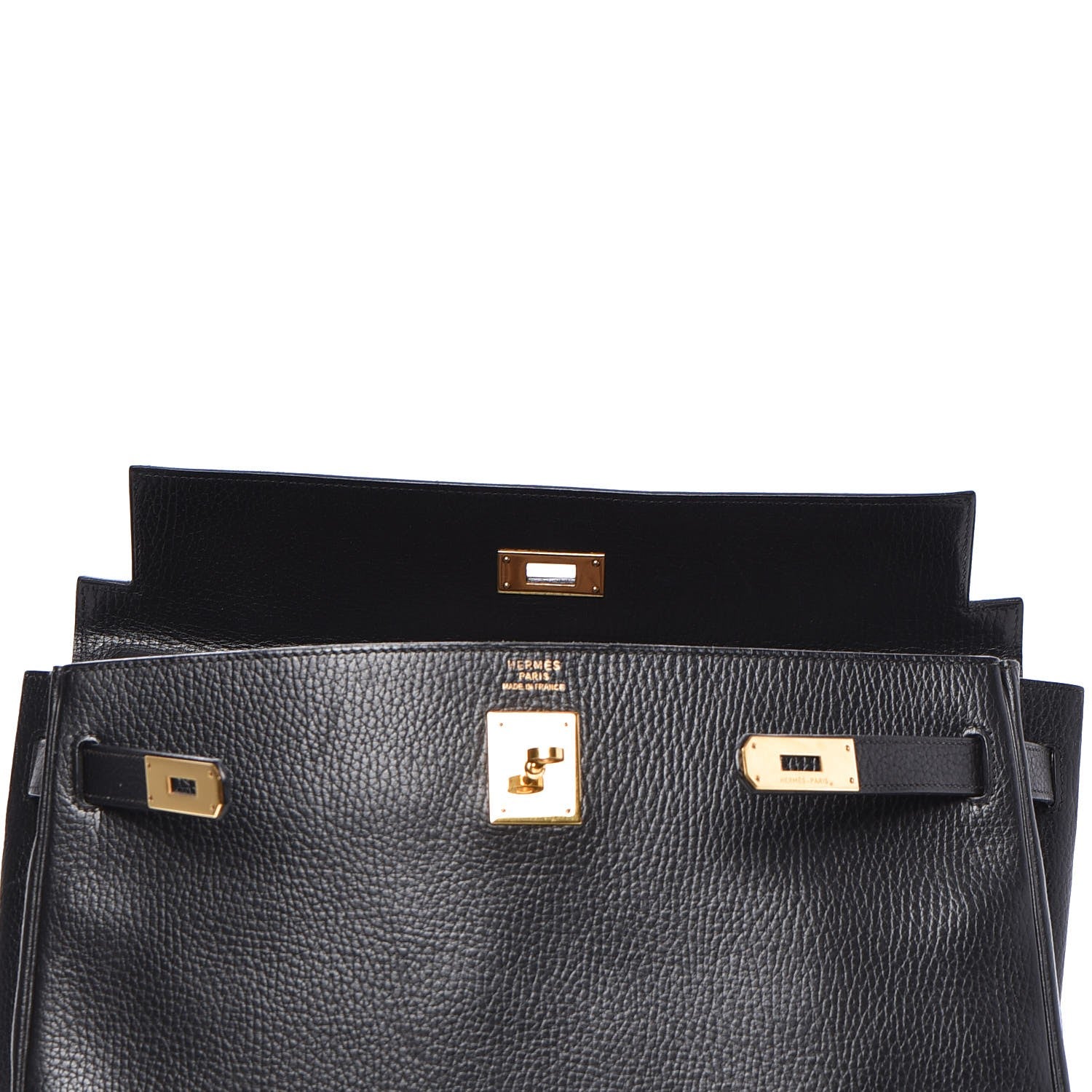 Hermes Ardennes Kelly Retourne 35 Black 18 of 32