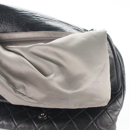Chanel Lambskin Quilted Padded Envelope Flap Black 10 of 10