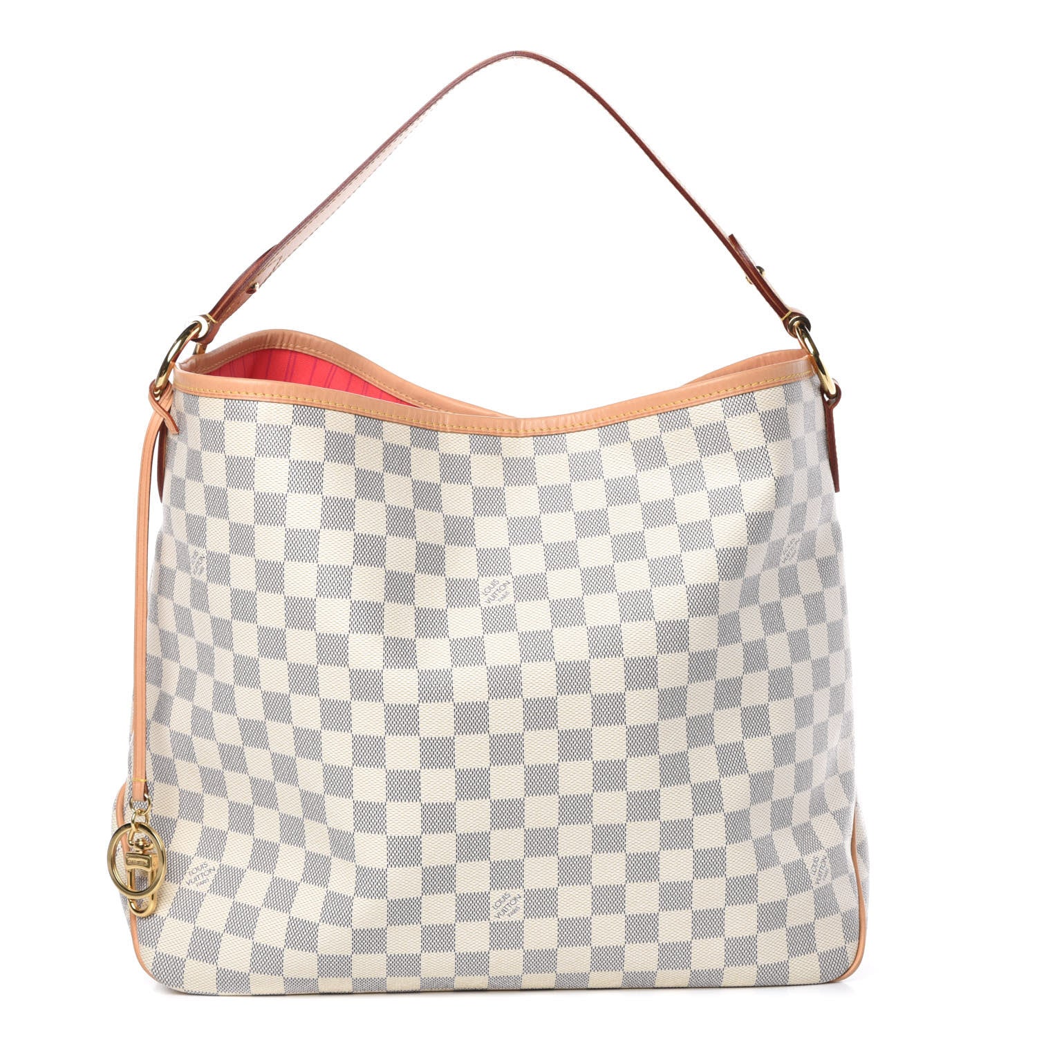 Louis Vuitton Damier Azur Delightful MM Pink 1 of 12
