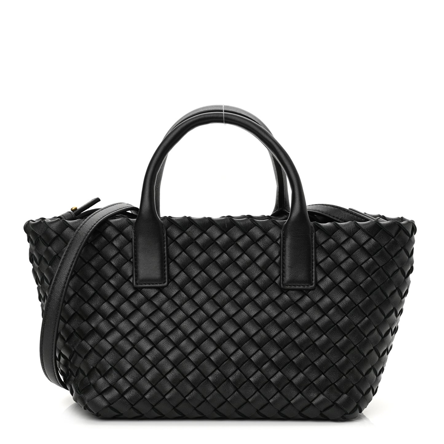 Nappa Intrecciato Mini Cabat Black