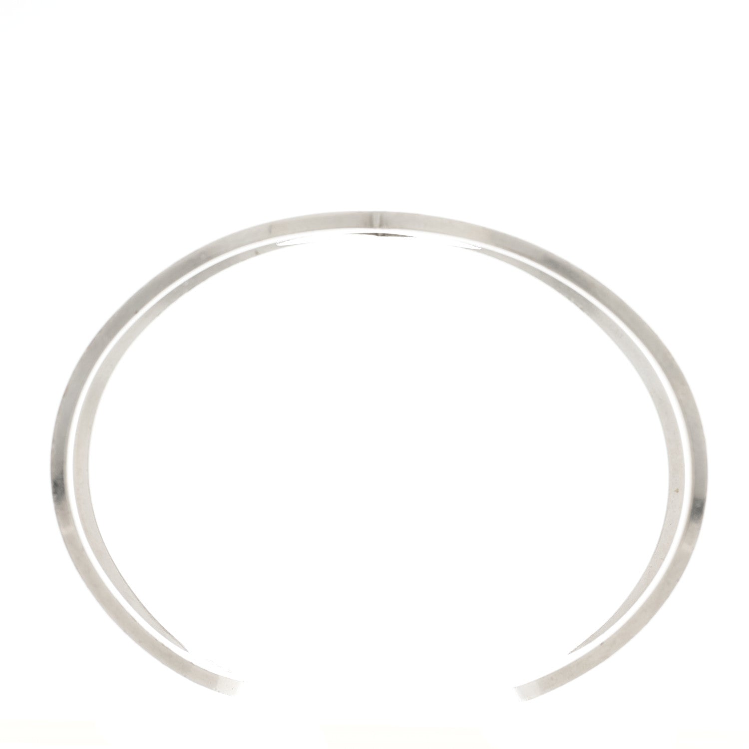 Chanel Metal CC Cuff Silver 4 of 5