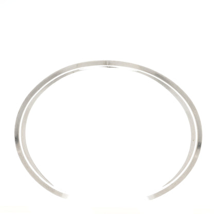 Chanel Metal CC Cuff Silver 4 of 5