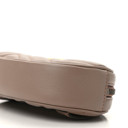 Gucci Calfskin Matelasse GG Marmont Belt Bag 85 34 Porcelain Rose 9 of 11