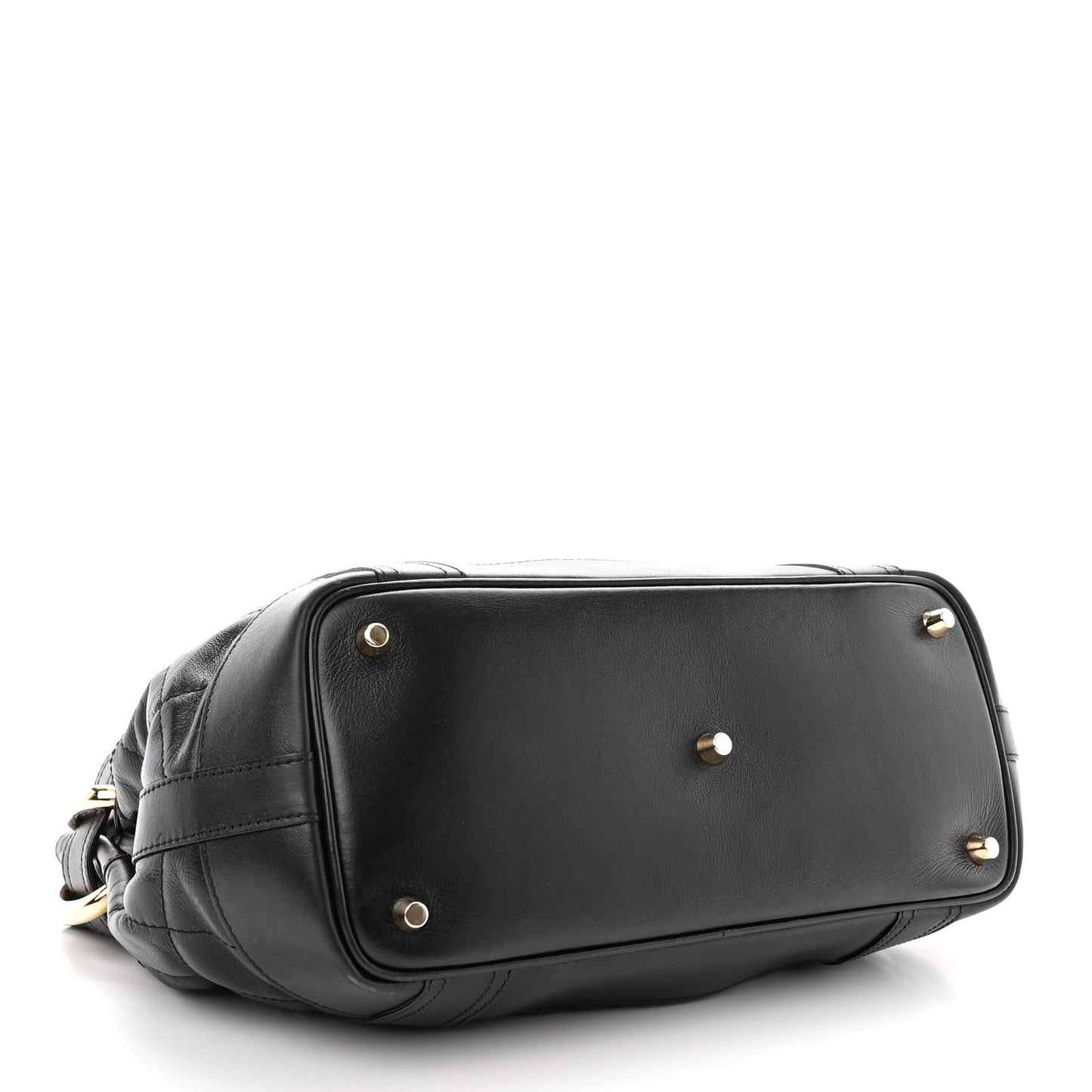 Calfskin Quilted Baby Beaton Black