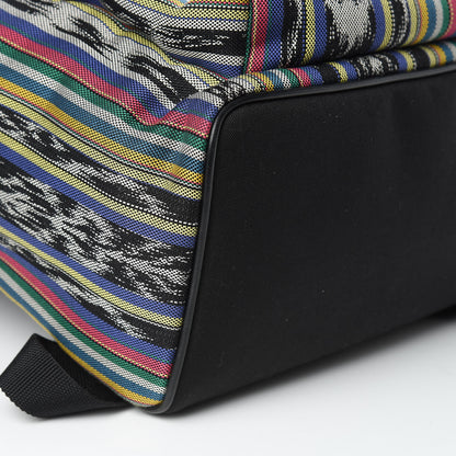 Saint Laurent Canvas Ikat City Backpack Multicolor 8 of 9