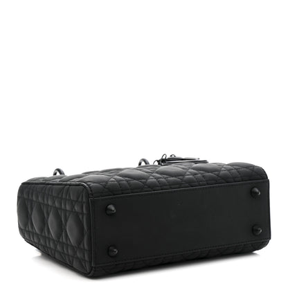 Christian Dior Ultra Matte Calfskin Cannage Small My ABCDior Lady Dior Black 4 of 11