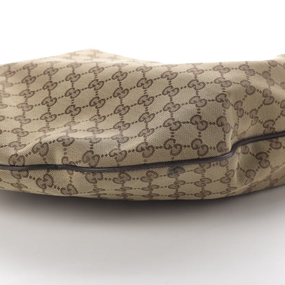 Gucci Monogram Large Wave Hobo Dark Brown 9 of 11