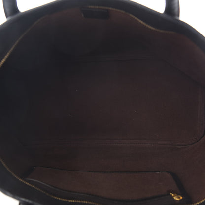 MCM Visetos Striped Tote Brown 5 of 11