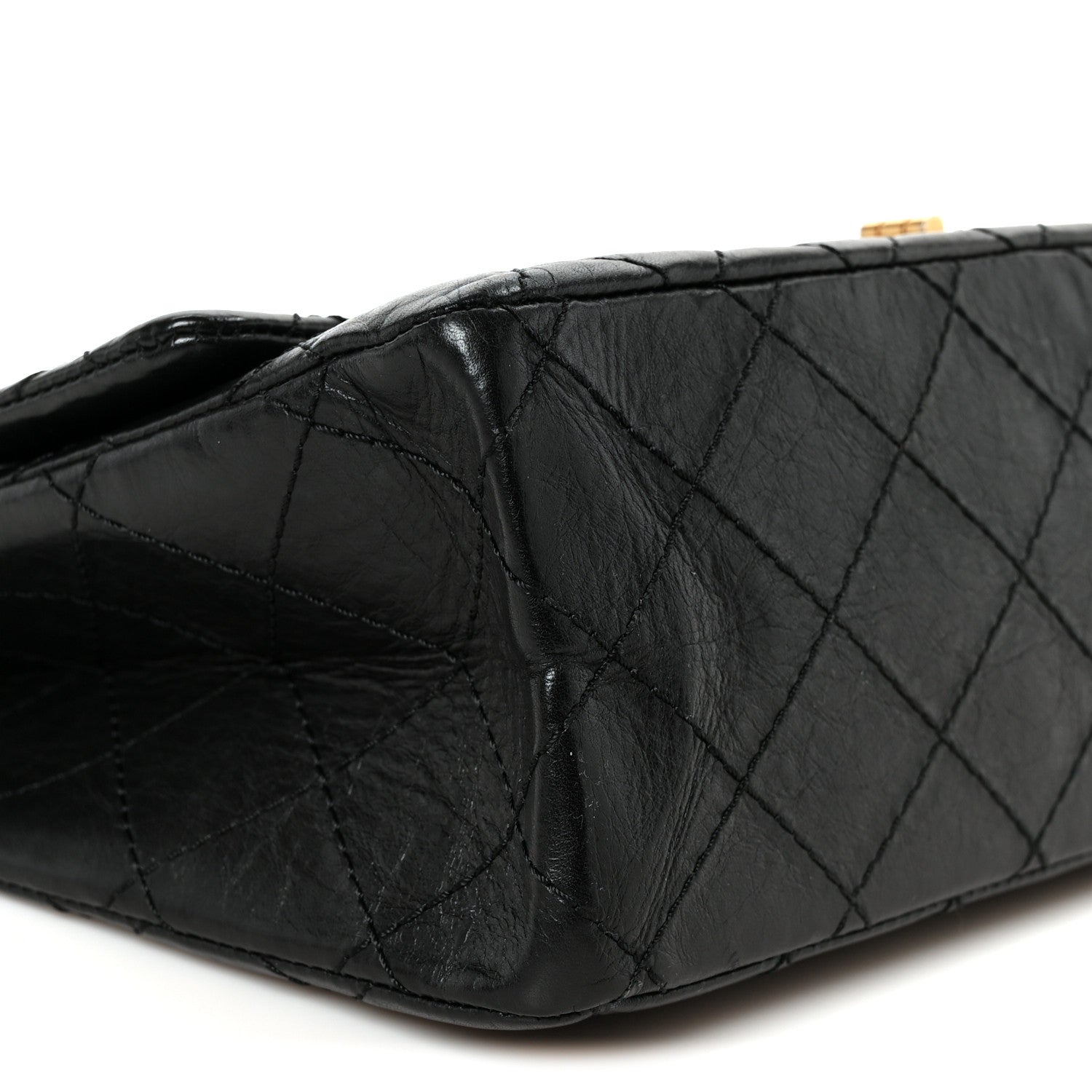 Chanel Aged Calfskin Quilted 2.55 Reissue 226 Flap Black 9 of 10