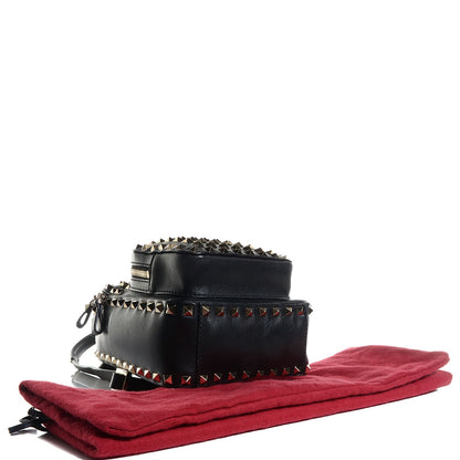 Valentino Garavani Calfskin Mini Rockstud All Over Backpack Black 4 of 8