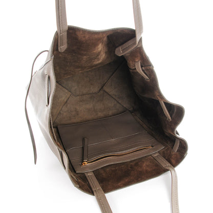 Celine Soft Grained Calfskin Medium Cabas Phantom Taupe 6 of 7