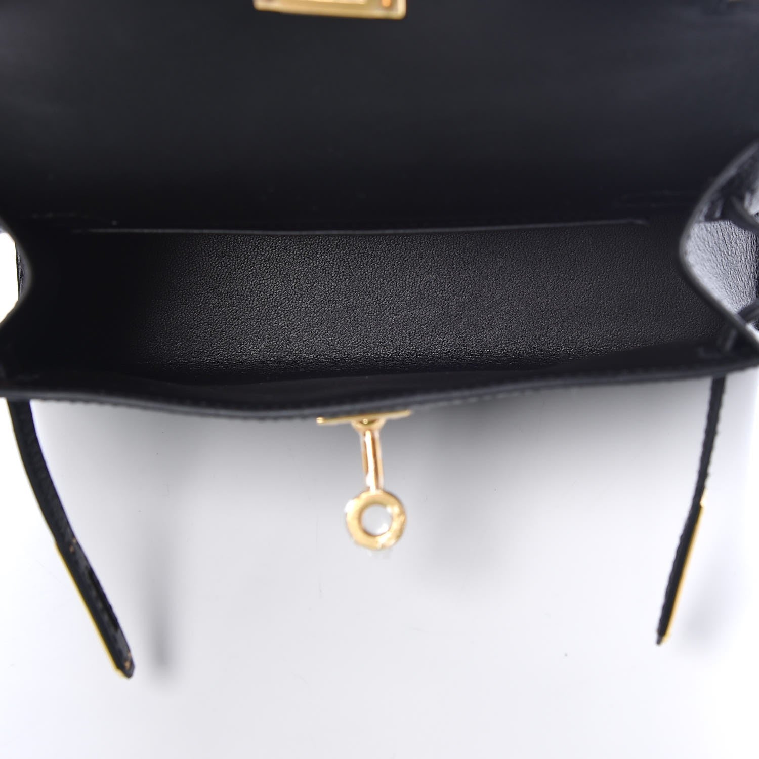 Hermes Chevre Mysore Mini Kelly Sellier 20 Black 5 of 8