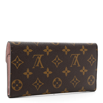Louis Vuitton Monogram Josephine Wallet Rose Ballerine 3 of 10