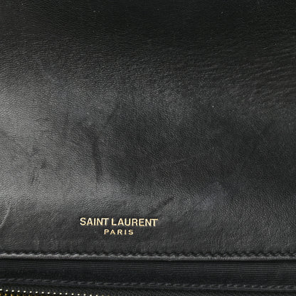 Saint Laurent Lambskin Patchwork Monogram Medium Jamie Black 10 of 14