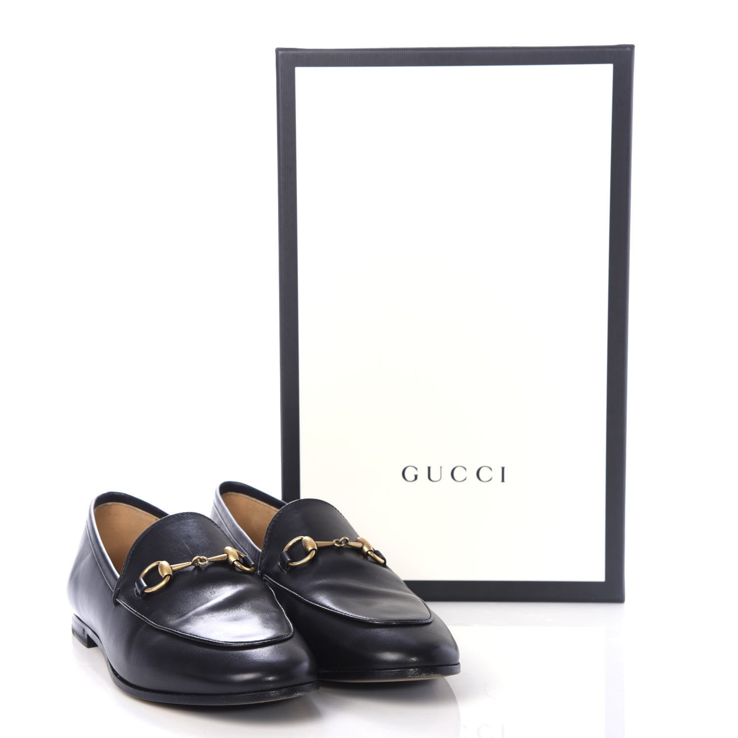 Gucci Calfskin Womens Jordaan Loafers 36 Black 11 of 11
