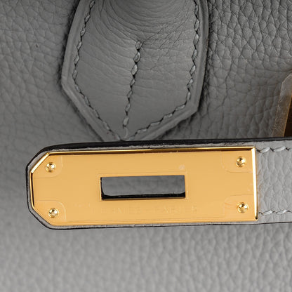 Hermes Togo Birkin 30 Gris Mouette 9 of 25