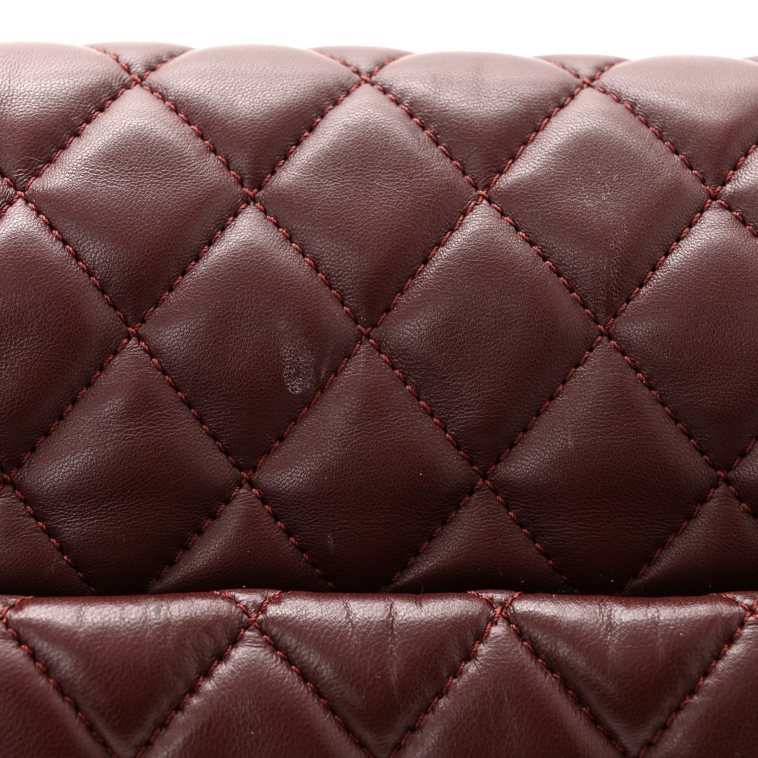 Chanel Lambskin Jumbo Coco Rain Flap Bordeaux 13 of 13