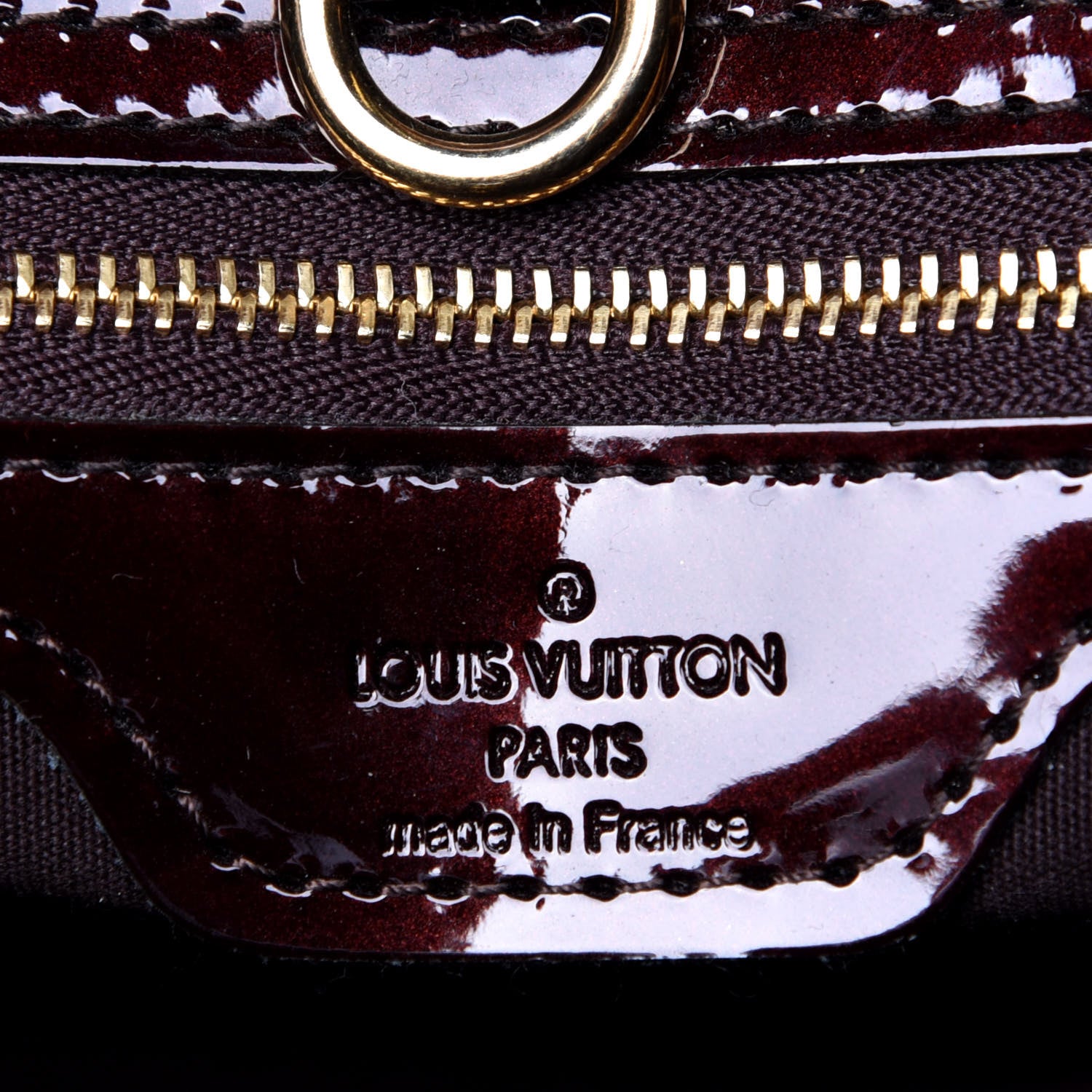 Louis Vuitton Vernis Wilshire PM Amarante 6 of 9