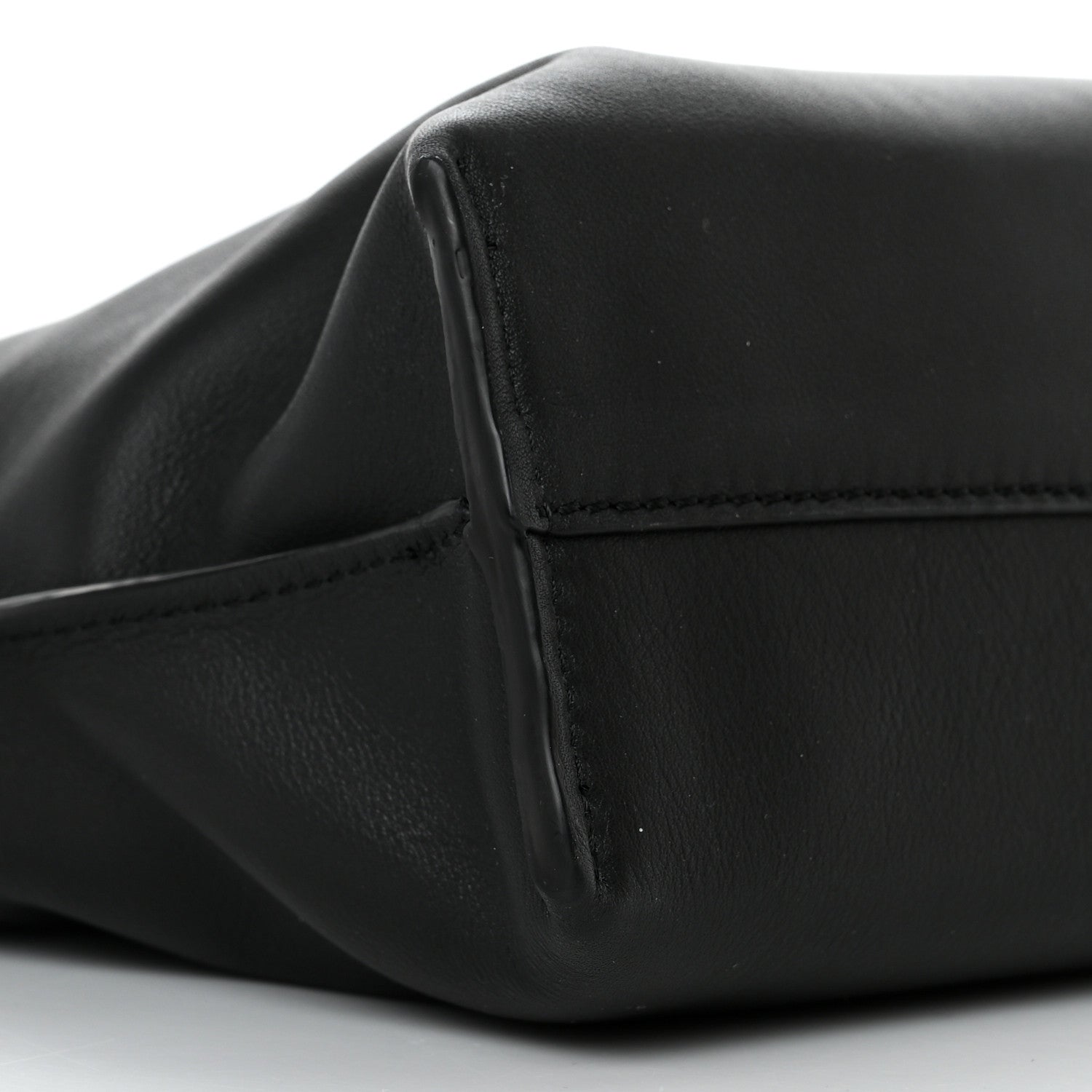Loewe Calfskin Mini Flamenco Knot Clutch Black 9 of 11
