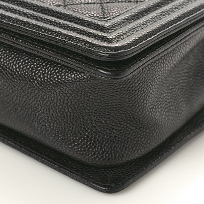 Chanel Caviar Quilted New Medium Boy Flap Black 10 of 10