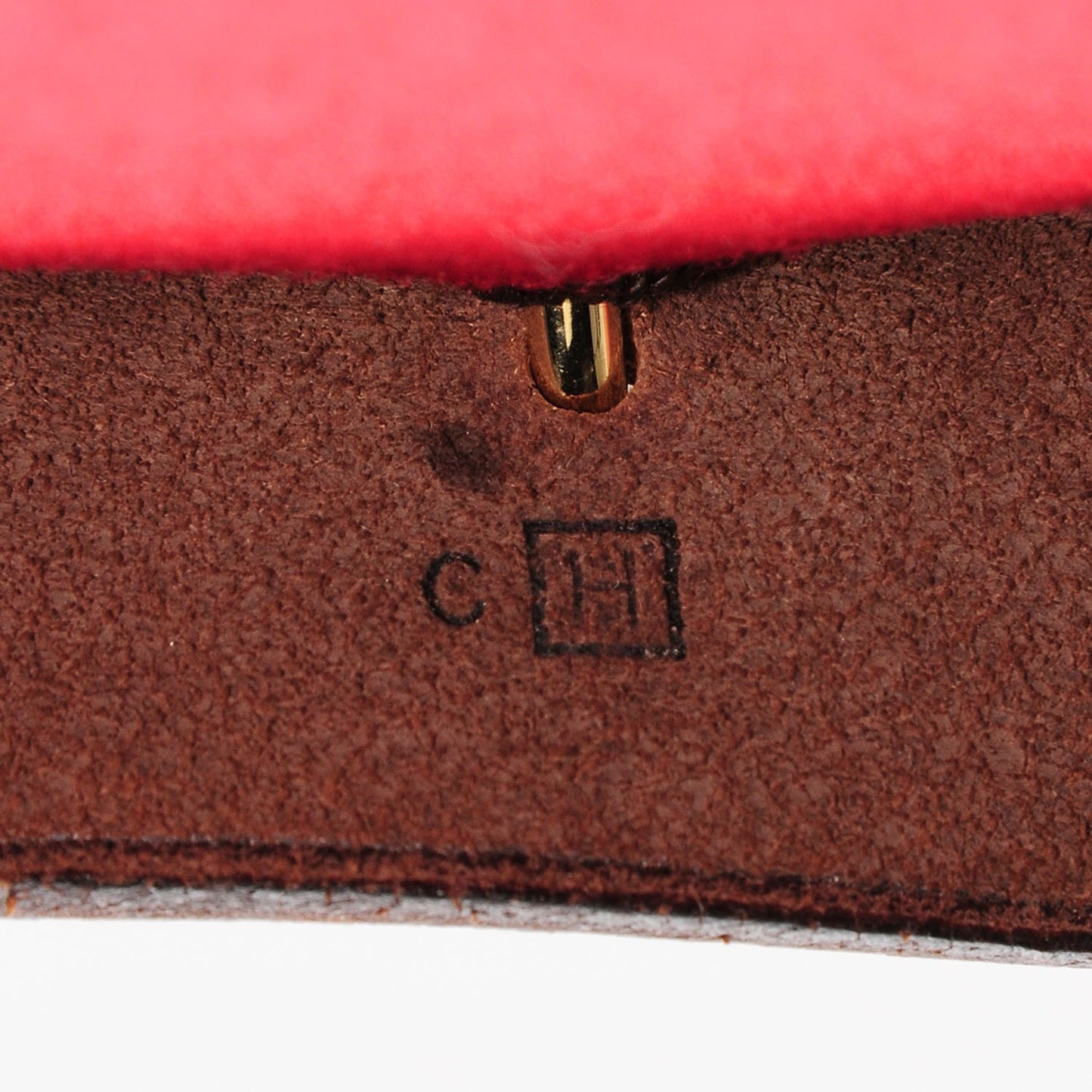 Vache Calfskin Toile Herbag TPM Red Orange