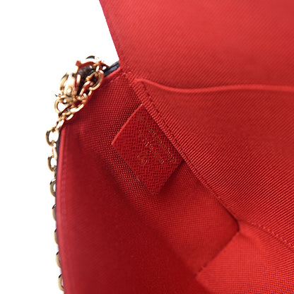 Louis Vuitton Damier Ebene Pochette Felicie Chain Wallet 7 of 12