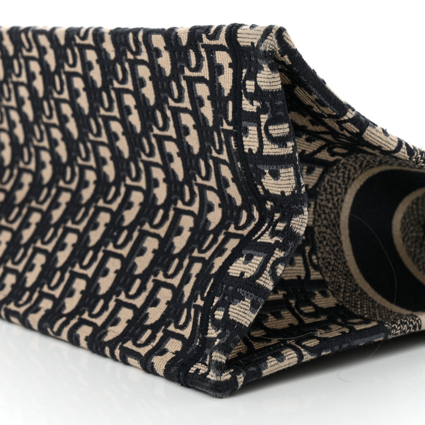 Oblique Medium Book Tote Blue Multicolor