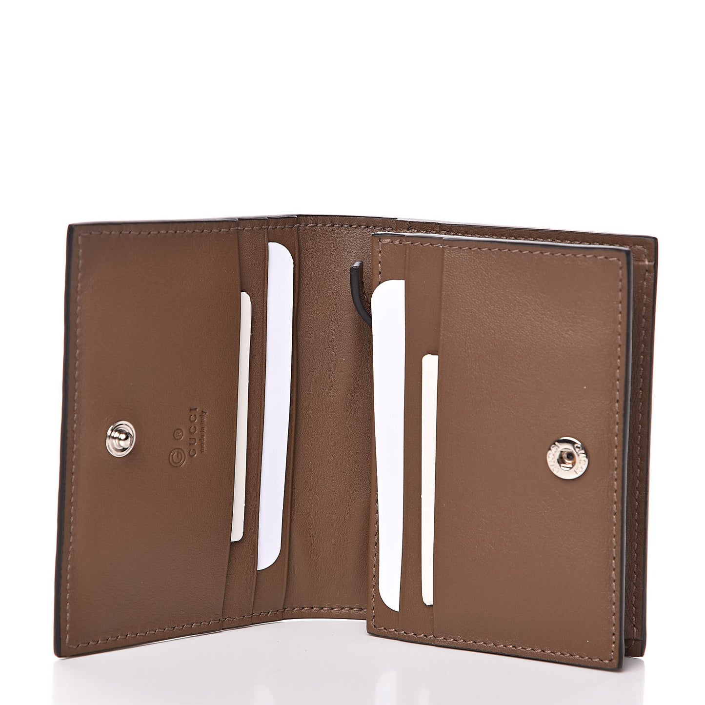 Microguccissima Card Case Wallet Acero