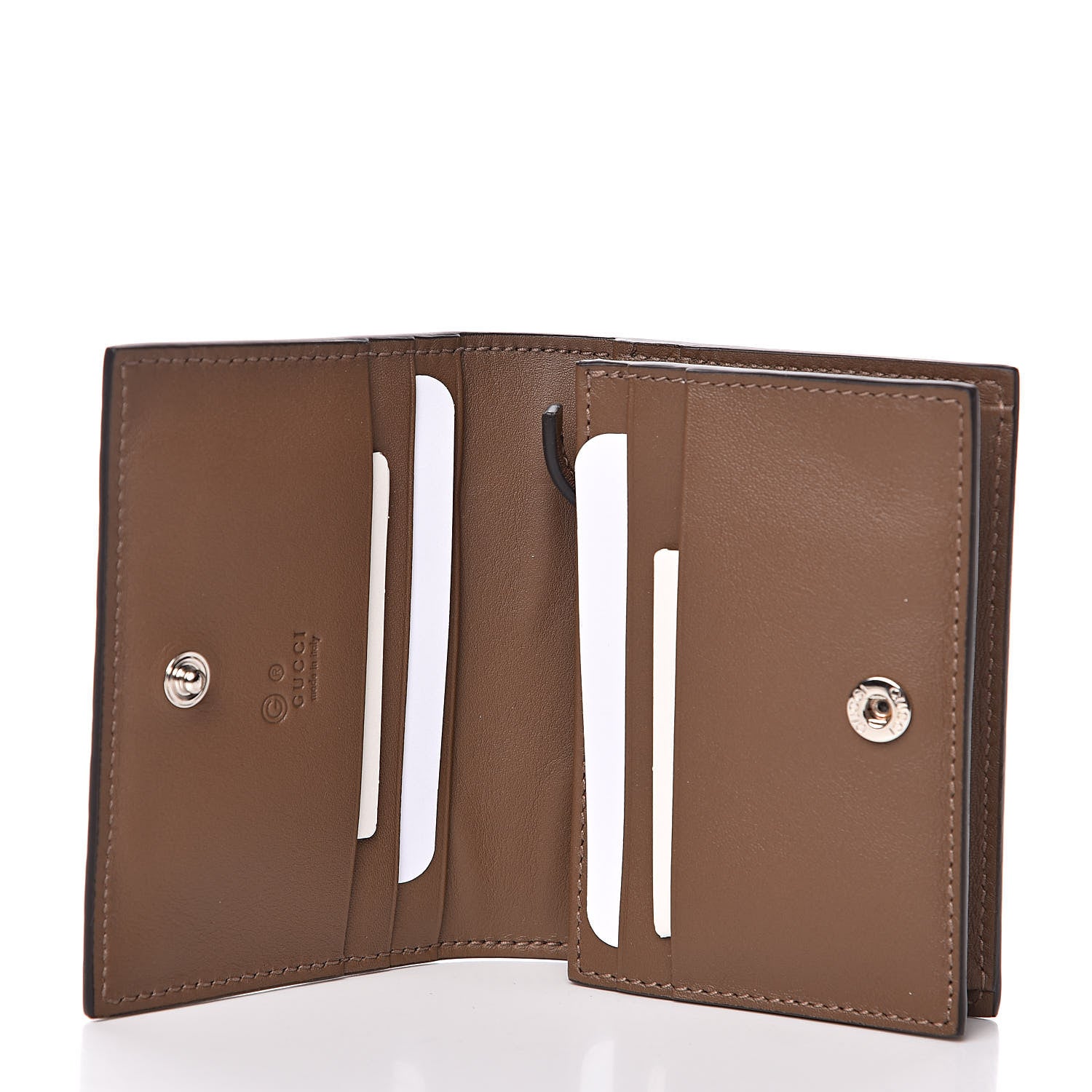 Gucci Microguccissima Card Case Wallet Acero 5 of 9