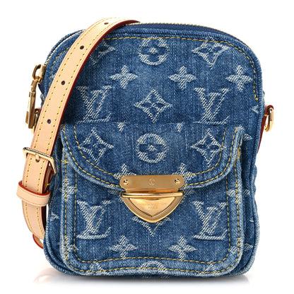 Louis Vuitton Denim Fairfax Pochette Blue 1 of 9