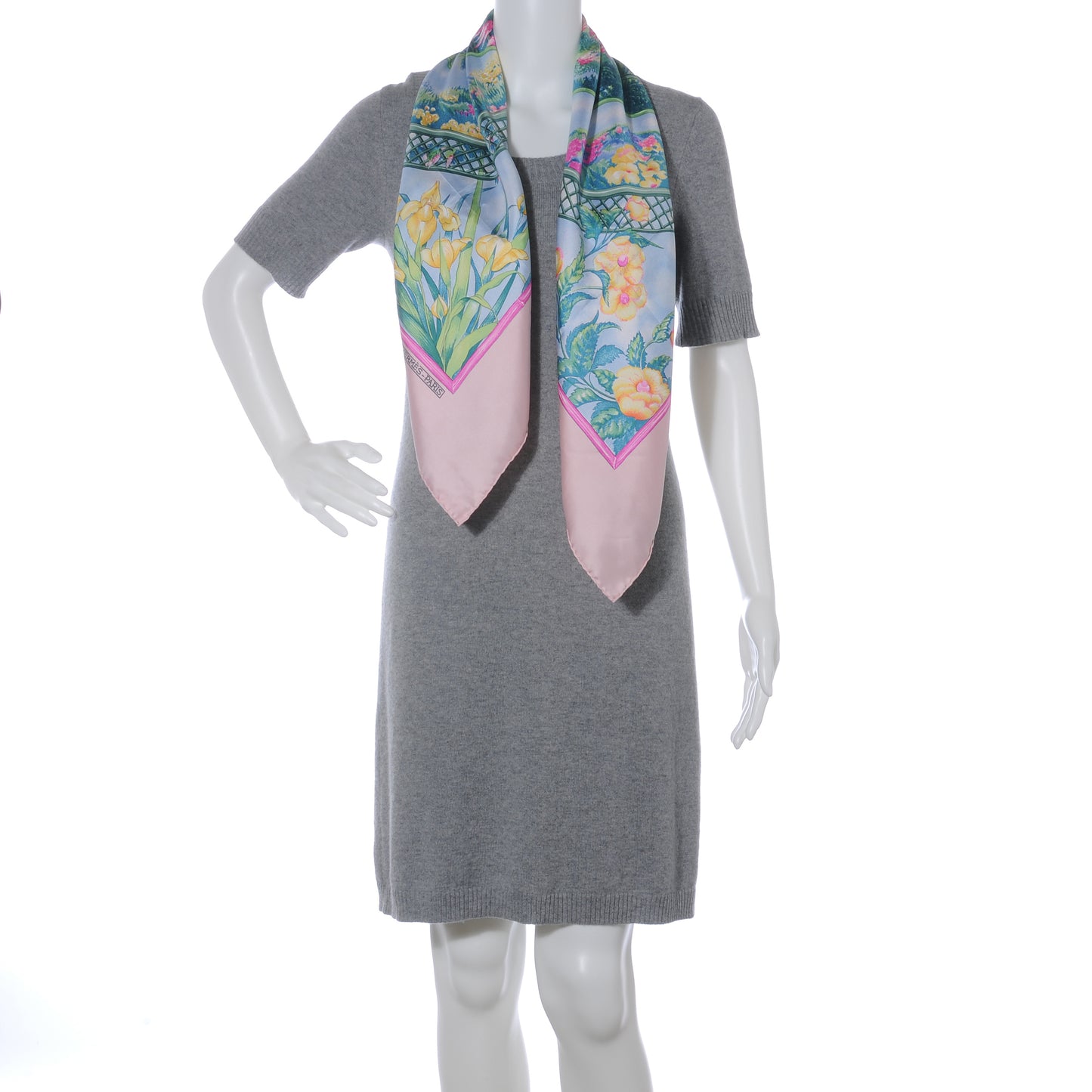 Silk Giverny Scarf 90