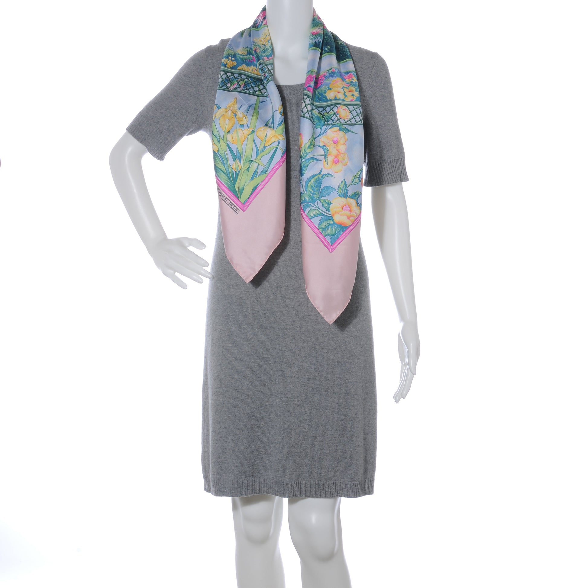 Hermes Silk Giverny Scarf 90 3 of 7