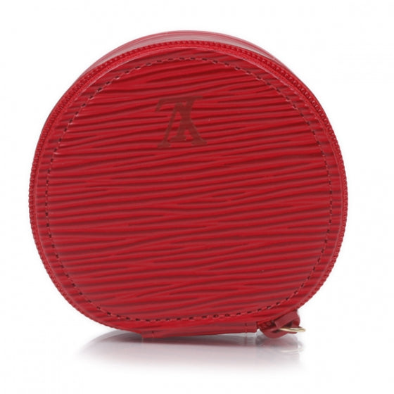 Epi Ecrin Bijoux Jewelry Box Red