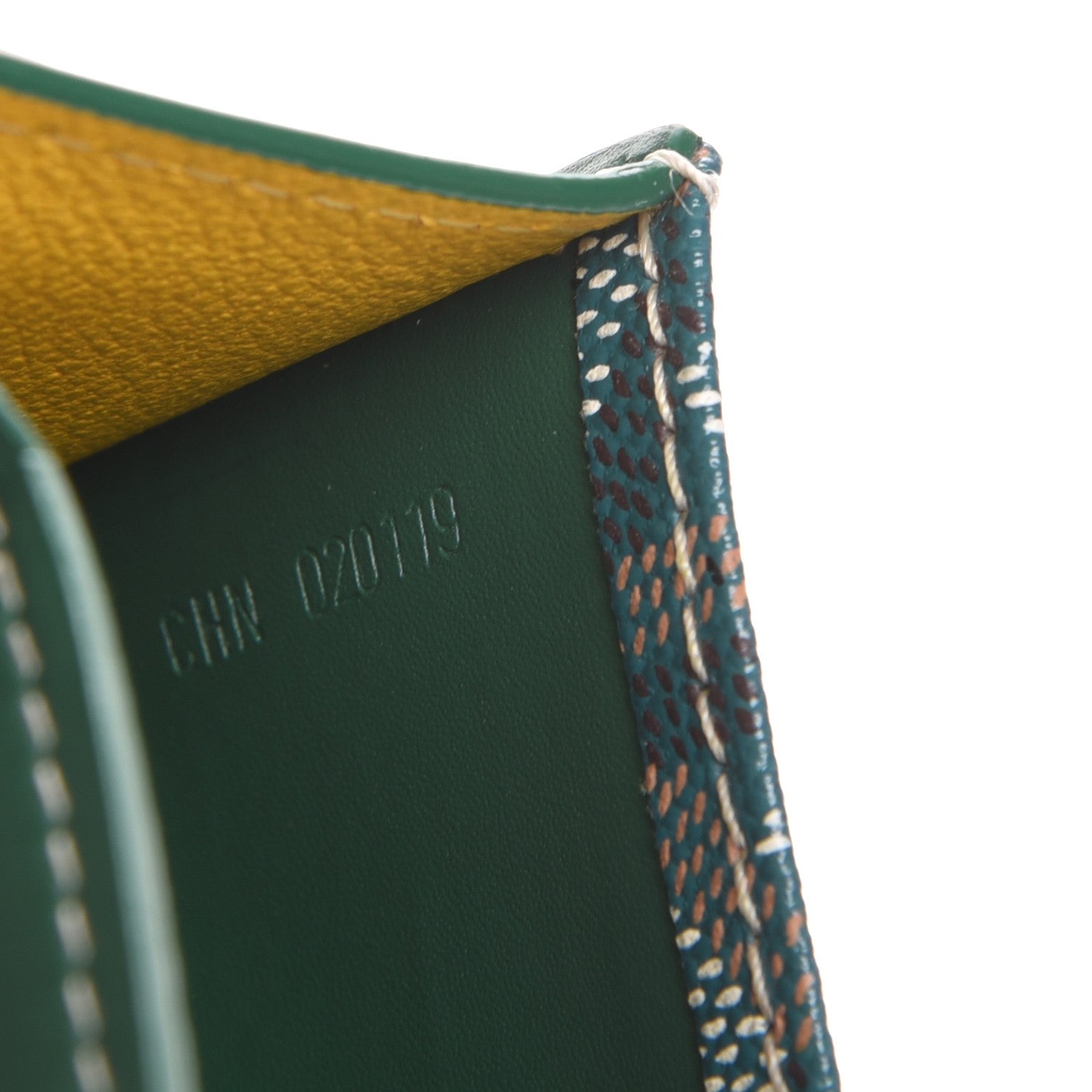 Goyard Goyardine Bi-Fold Wallet Green 7 of 7