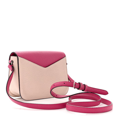 Christian Dior CHRISTIAN DIOR Bullcalf Diorissimo Promenade Envelope Pouch Fuchsia Rose Poudre 3 of 15