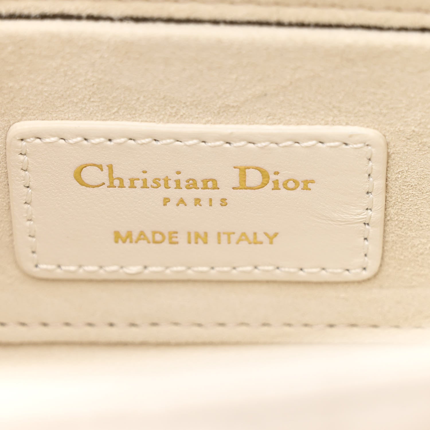 Christian Dior Lambskin Cannage Small Lady D-Joy Latte 6 of 11