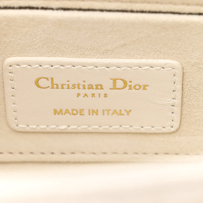 Christian Dior Lambskin Cannage Small Lady D-Joy Latte 6 of 11
