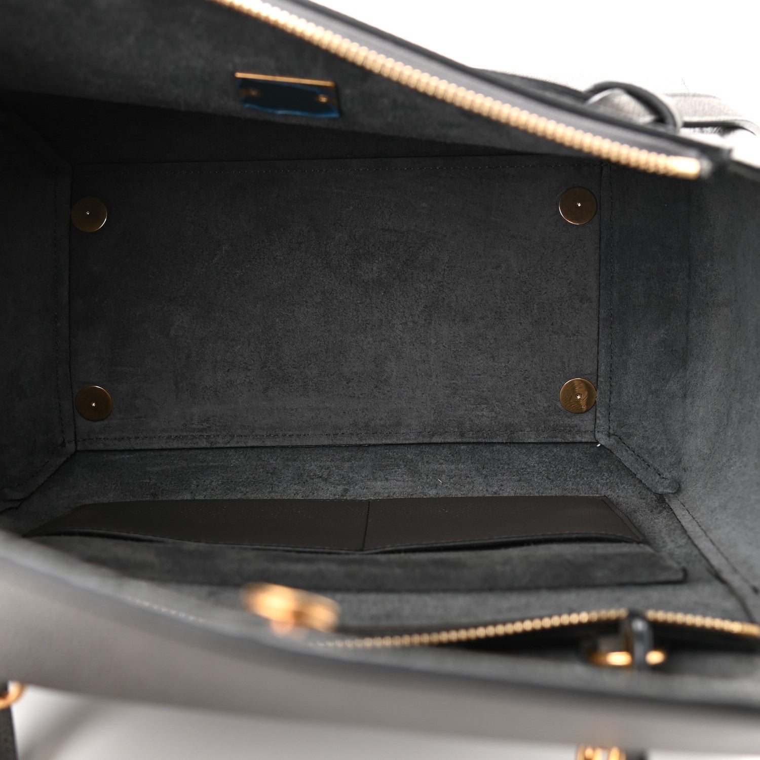 Celine Grained Calfskin Mini Belt Bag Grey 4 of 9