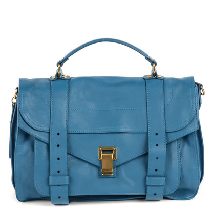 Proenza Schouler Lambskin Medium PS1 Satchel Sky Blue 1 of 13