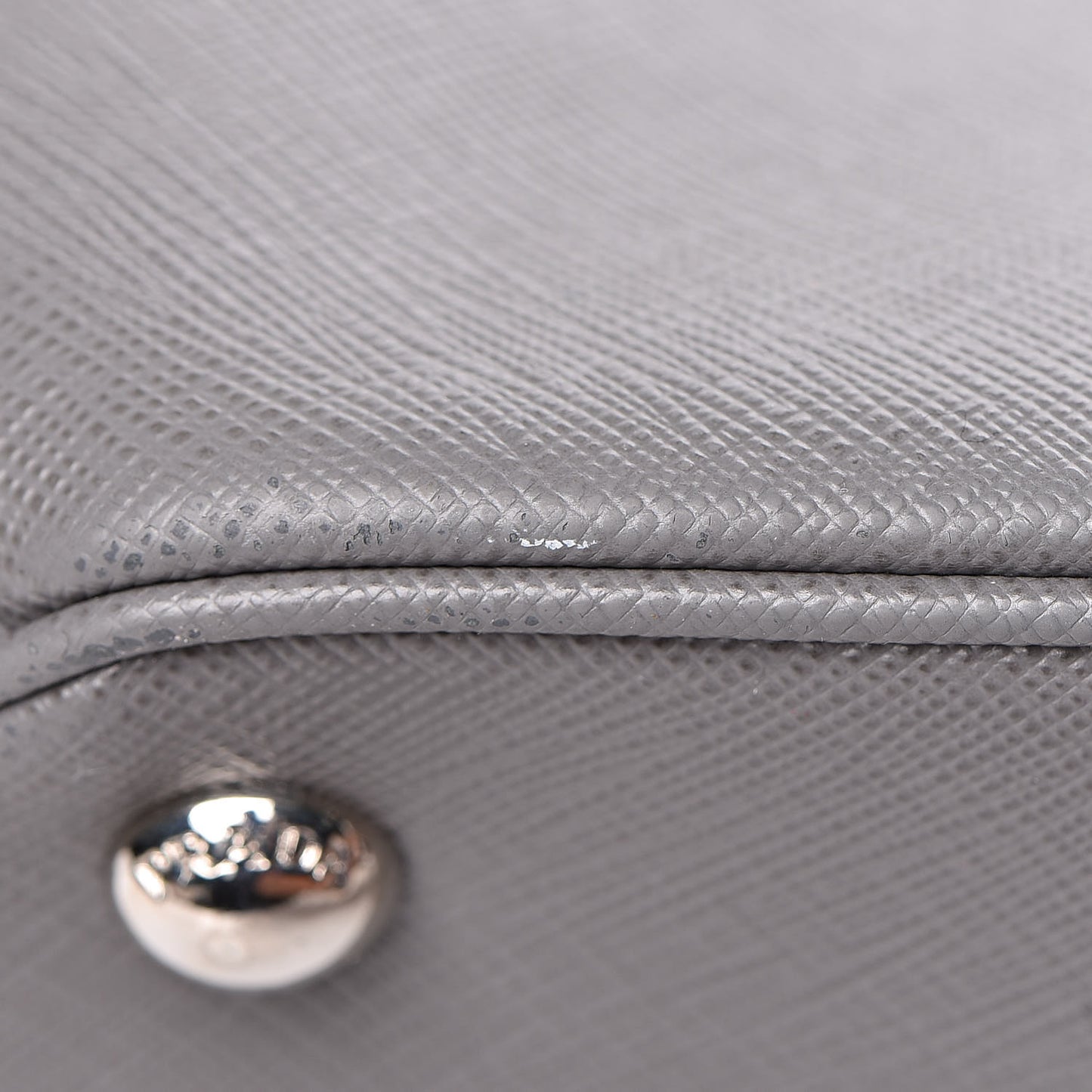 Saffiano Medium Galleria Double Zip Tote Marmo