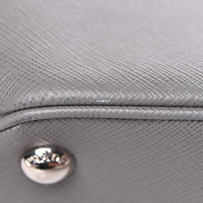 Prada Saffiano Medium Galleria Double Zip Tote Marmo 12 of 18