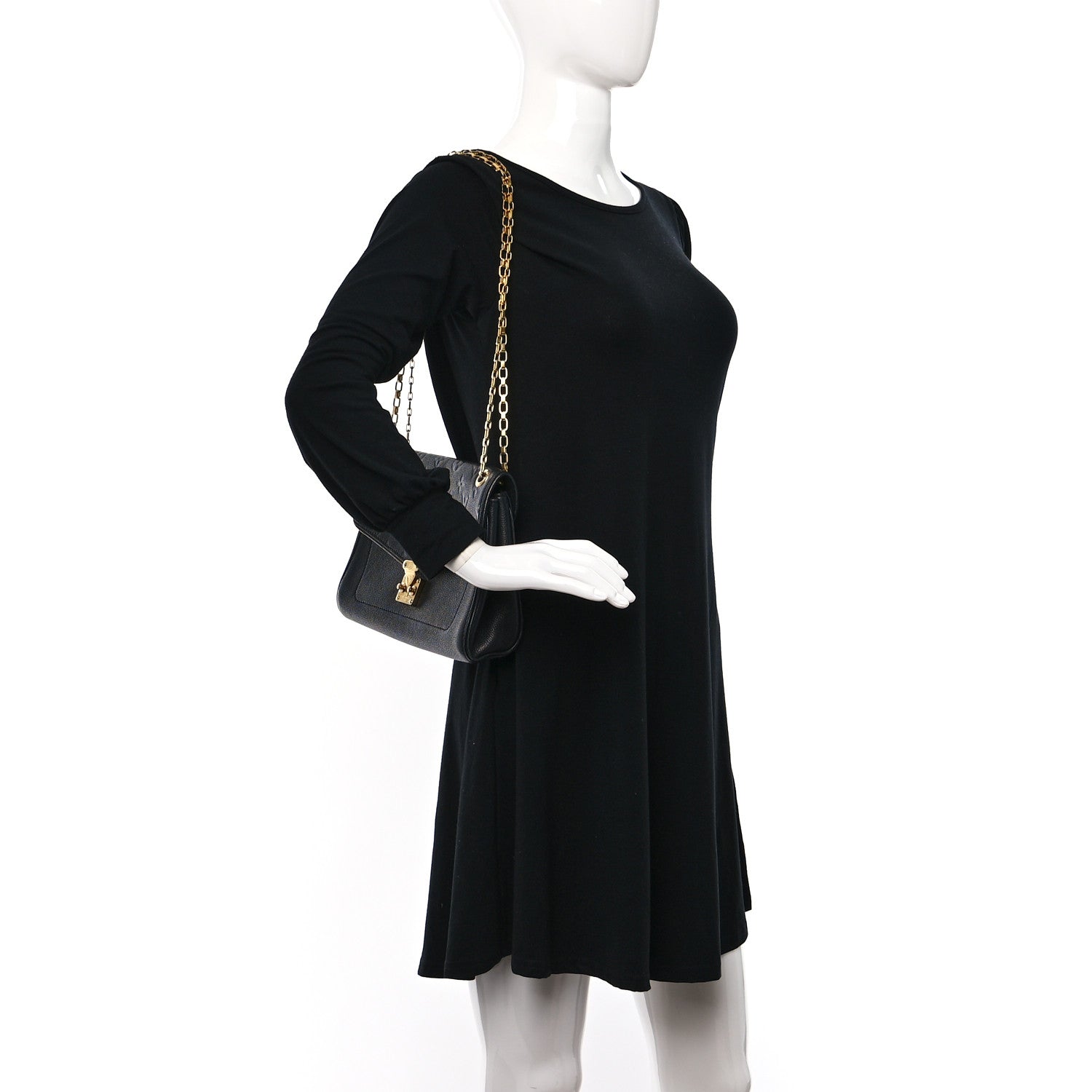 Louis Vuitton Empreinte Monogram Saint-Germain PM Black Platine 2 of 8