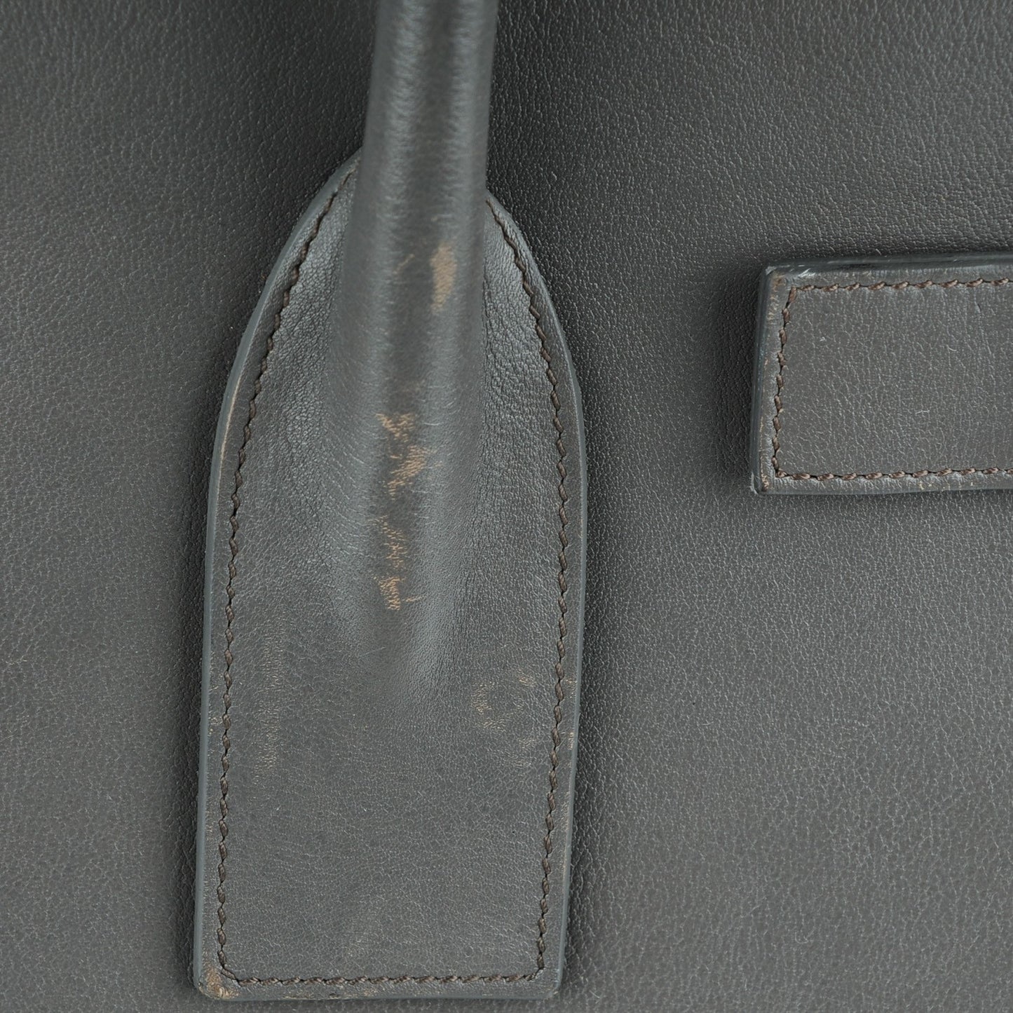 Calfskin Large Sac De Jour Carryall Fog