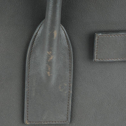 Saint Laurent Calfskin Large Sac De Jour Carryall Fog 8 of 12