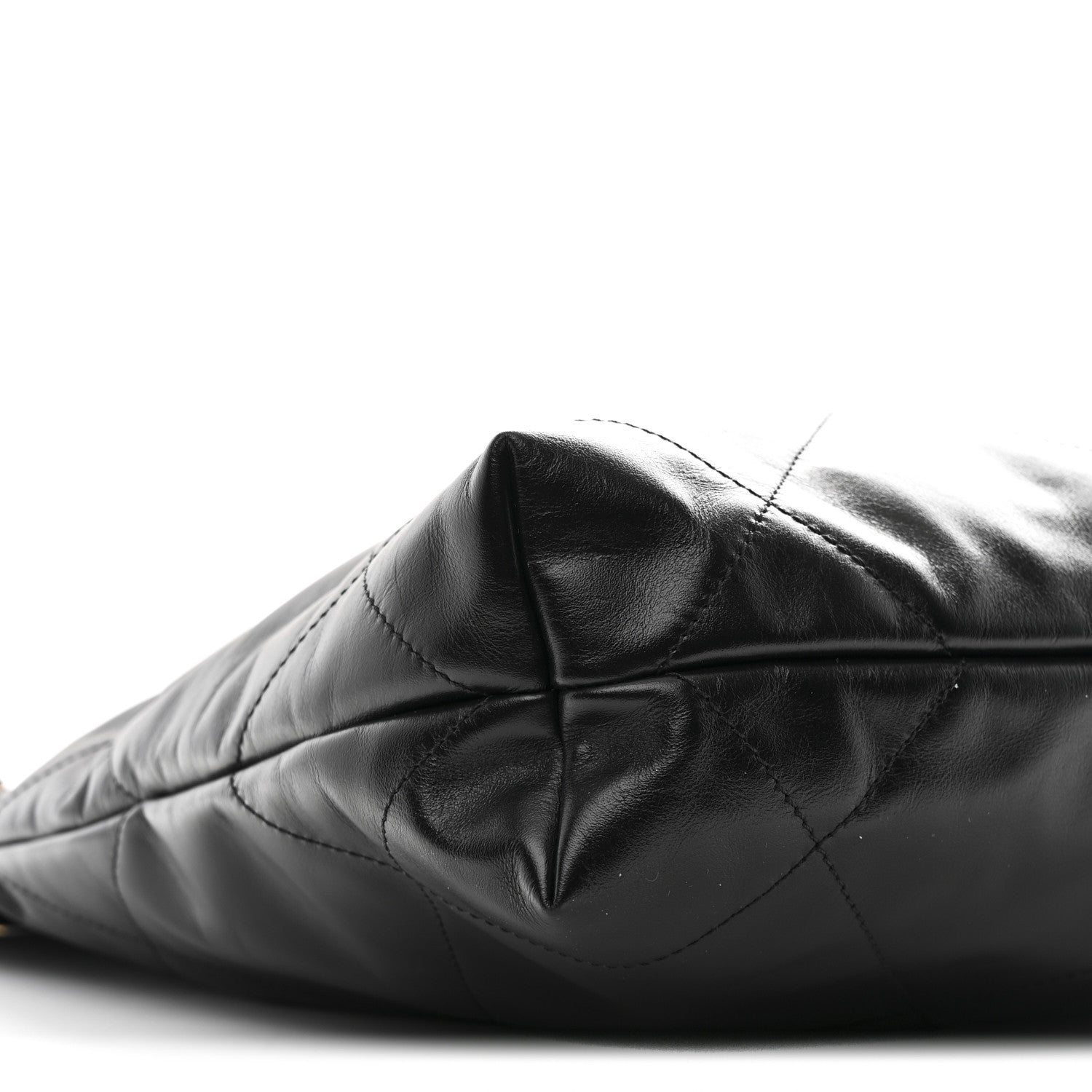 Chanel Shiny Calfskin Quilted Small Chanel 22 Black 11 of 13