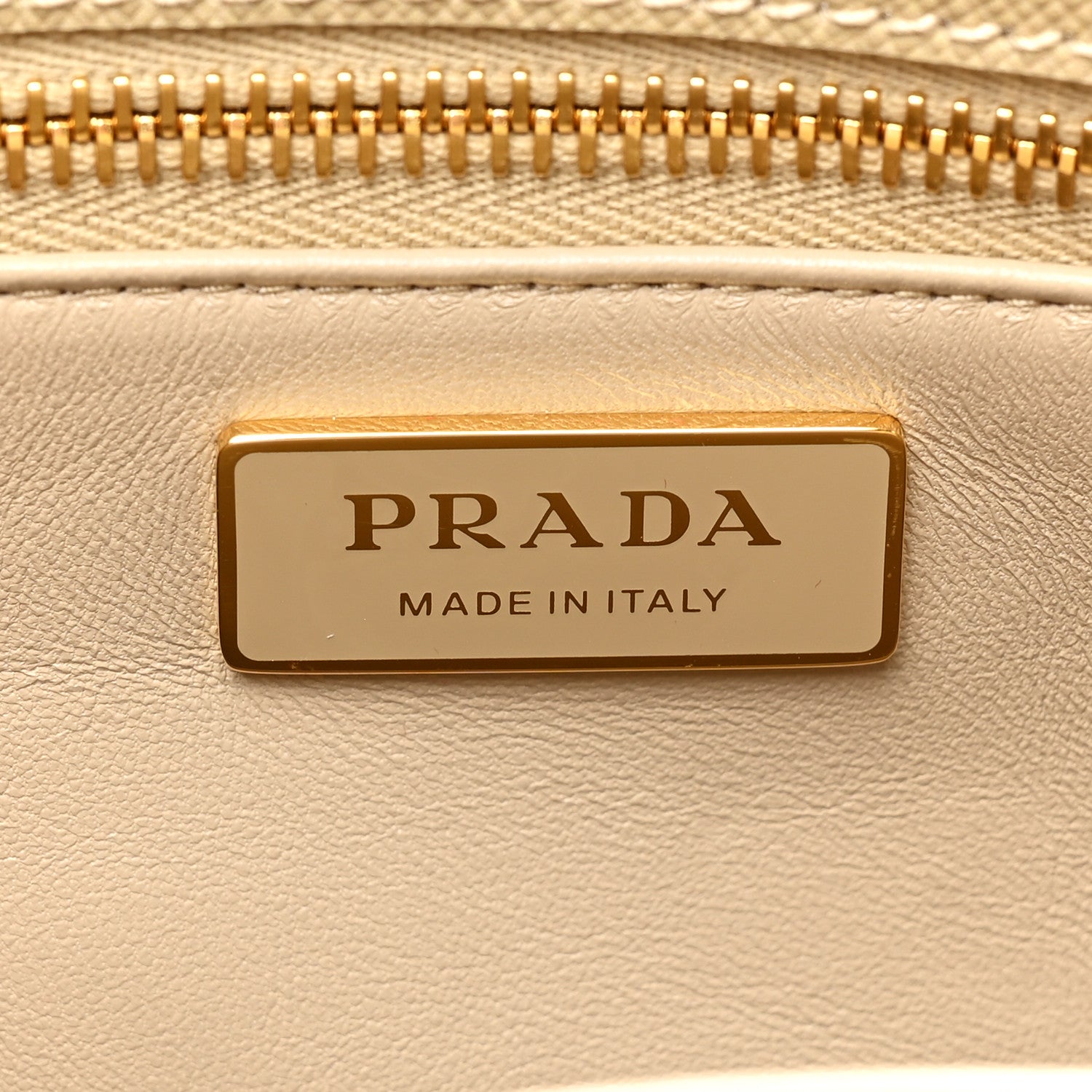 Prada X ALEX DA CORTE Saffiano Special Edition Small Galleria Double Zip Tote Deserto Aranico 8 of 11