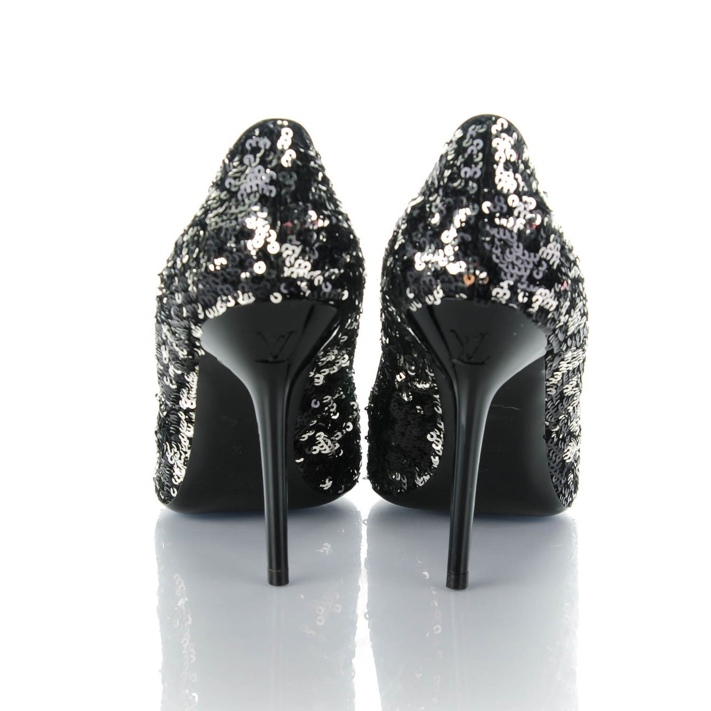 Sequin Liza Pumps 38.5 Black