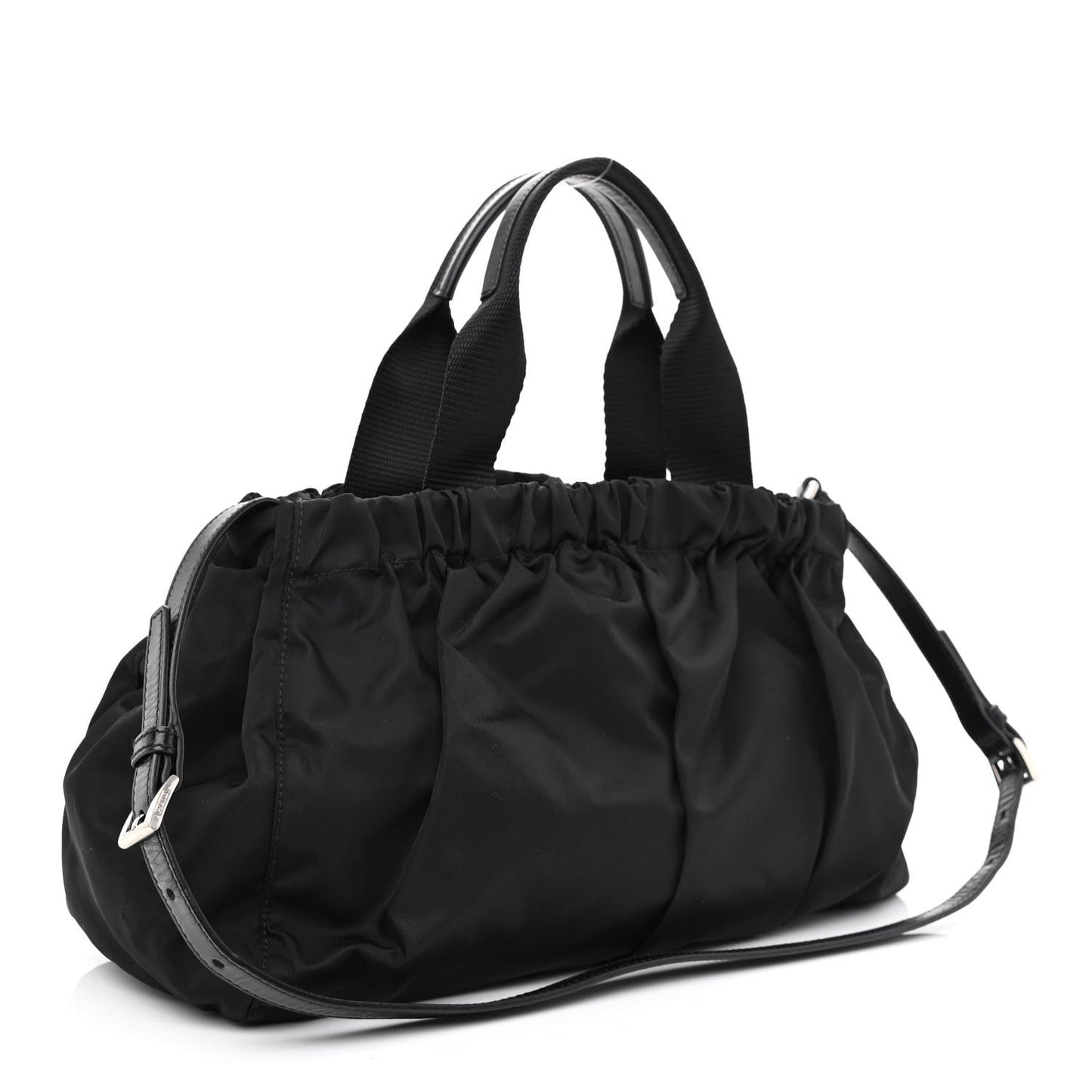 Tessuto Nylon Shoulder Bag Black